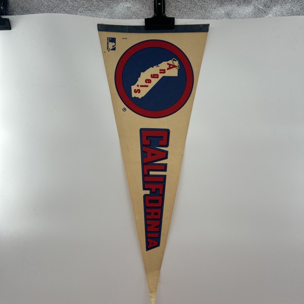 Vintage California Angels MLB Authentic Full Size Felt Pennant 30" - Picture 5 of 6